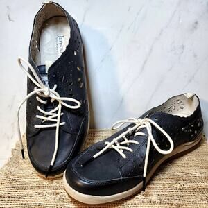 Jambu Eco Designs Fashion Sneakers in Midnight Black - Womans Size 9M